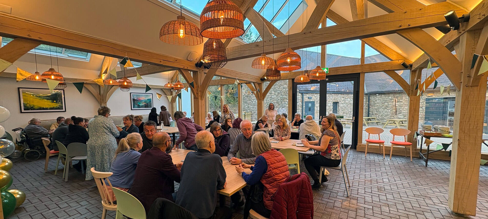 Interior view of the The Farmers Table Cafe