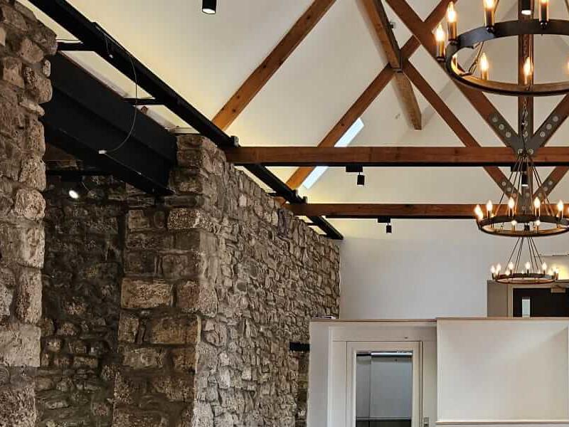 Interior view of the Haybarn