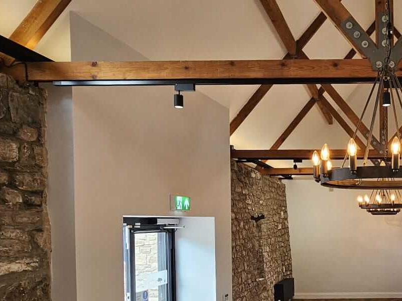 Interior view of the Haybarn