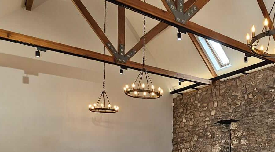 Interior view of the refurbished Haybarn