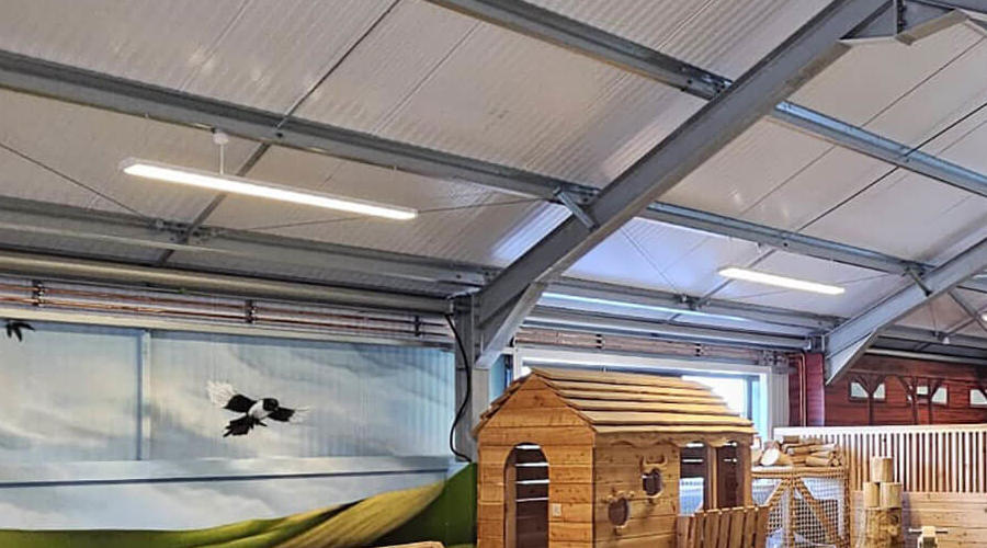 indoor Play Barn, packed full of hard play activities
