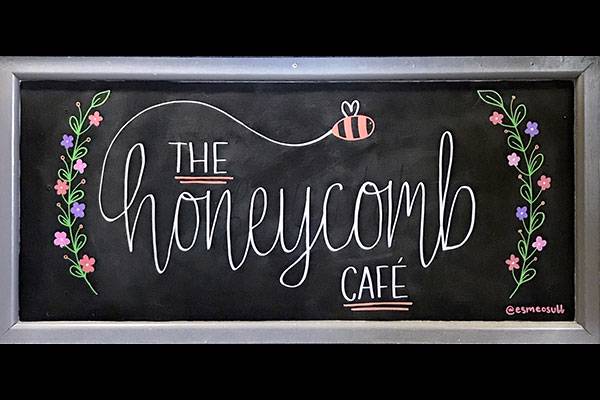 The Honeycomb Cafe Sign