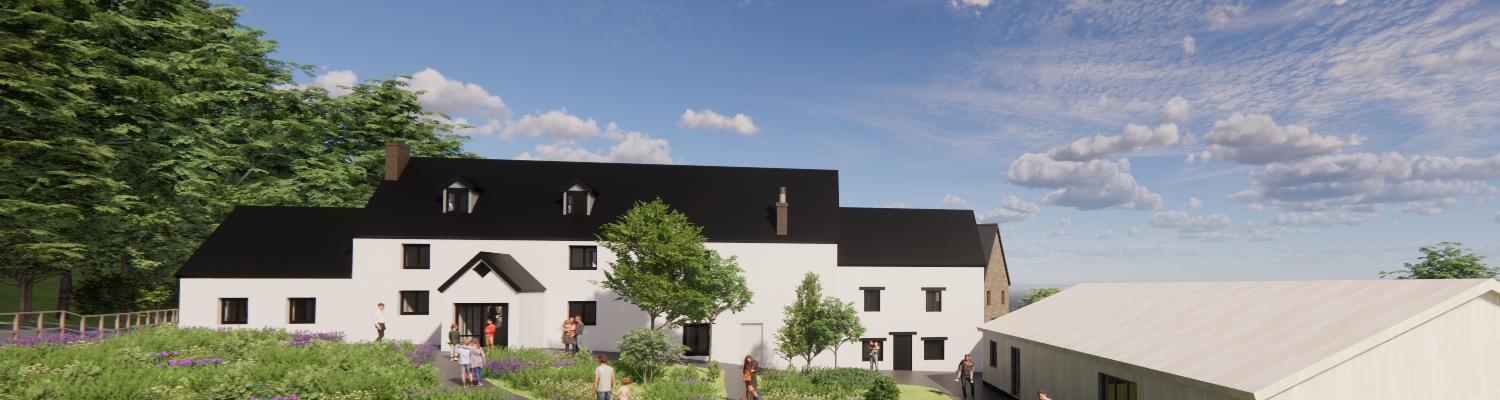 Artist impression of newly refurbished Greenmeadow Farm