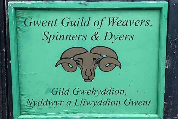 Gwent Guild of Weavers, Spinners & Dyers Sign