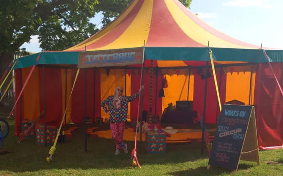 Jitterbug circus tent
