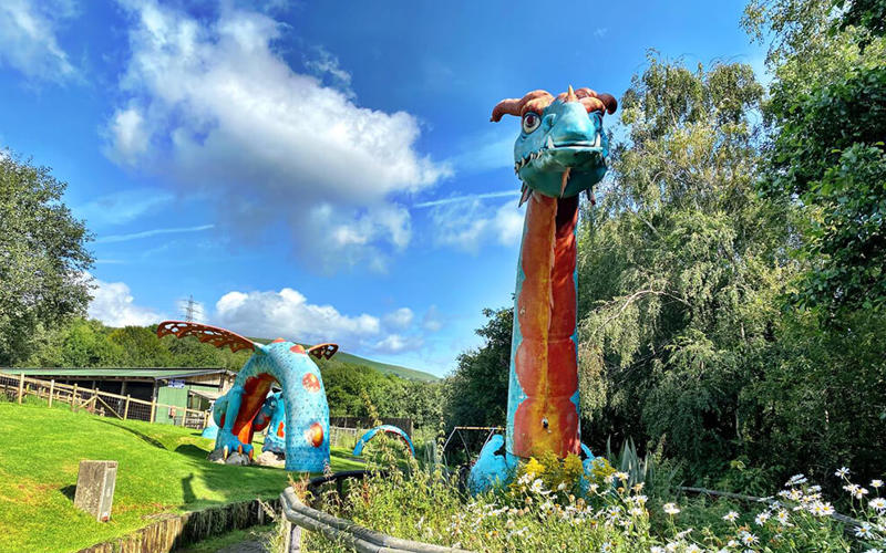 Rex, Greenmeadow Farm's Dragon before he was painted